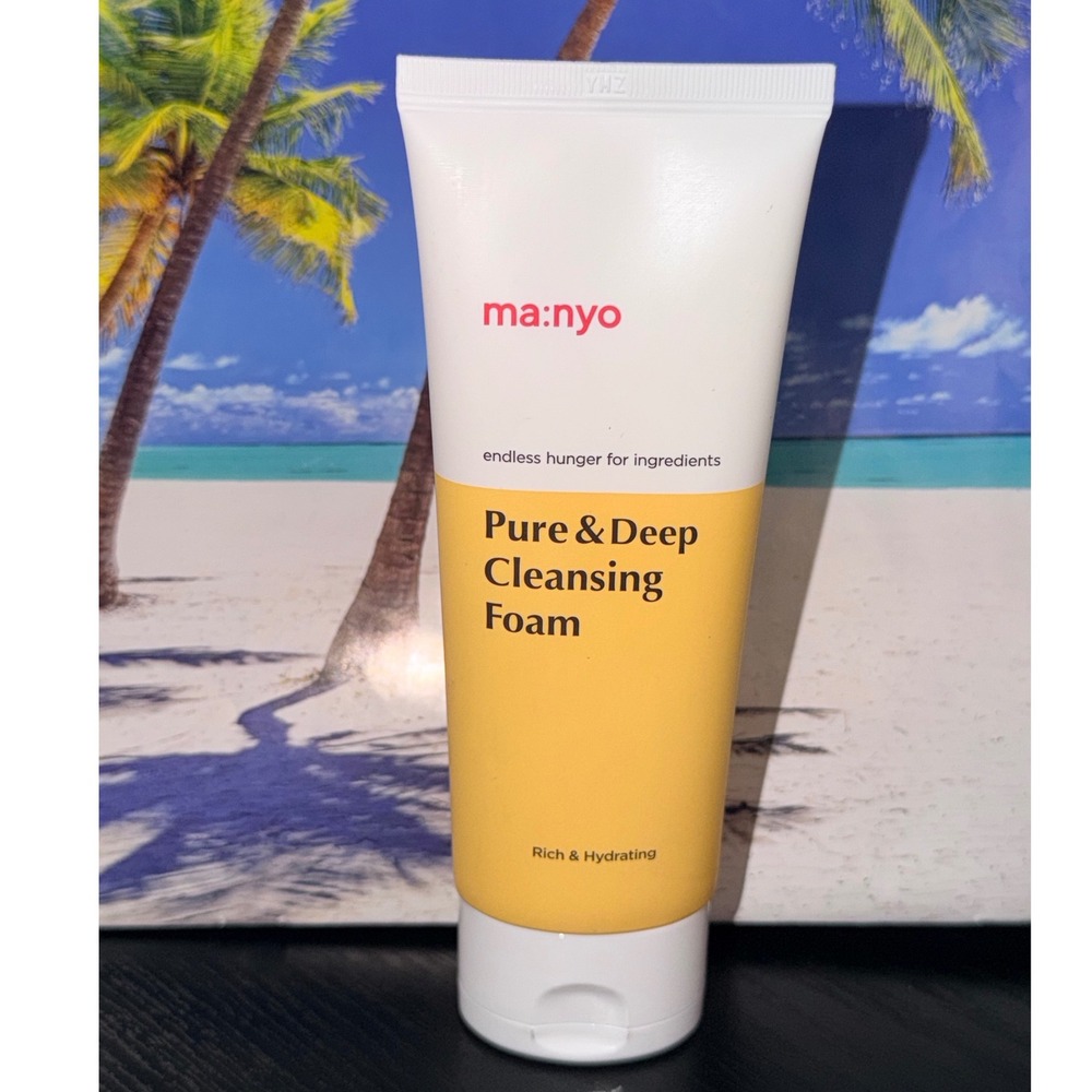 Ma:nyo Pure & Deep Cleansing Foam 100ml Hydrating K-Beauty Face Wash Korean
